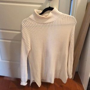Oversized turtleneck sweater